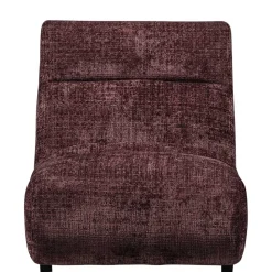 Loungesessel in Violett Chenille - Kavos