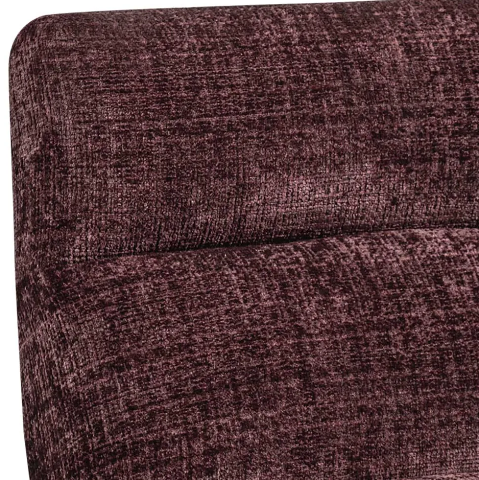 Loungesessel in Violett Chenille - Kavos