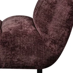 Loungesessel in Violett Chenille - Kavos