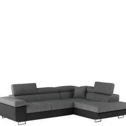 L-Schlafsofa in Grau und Schwarz - Vichada