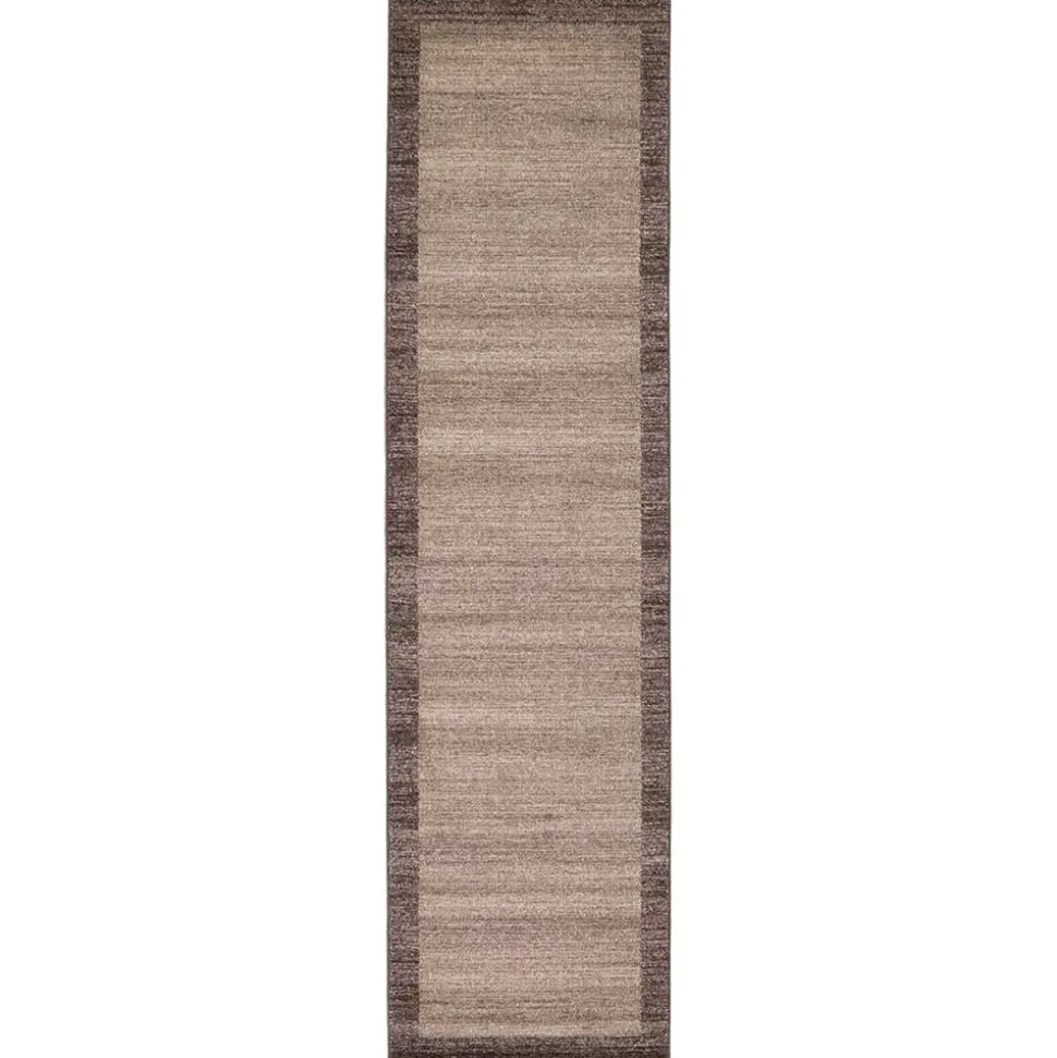 Läufer Teppich in Hellbraun - Halling