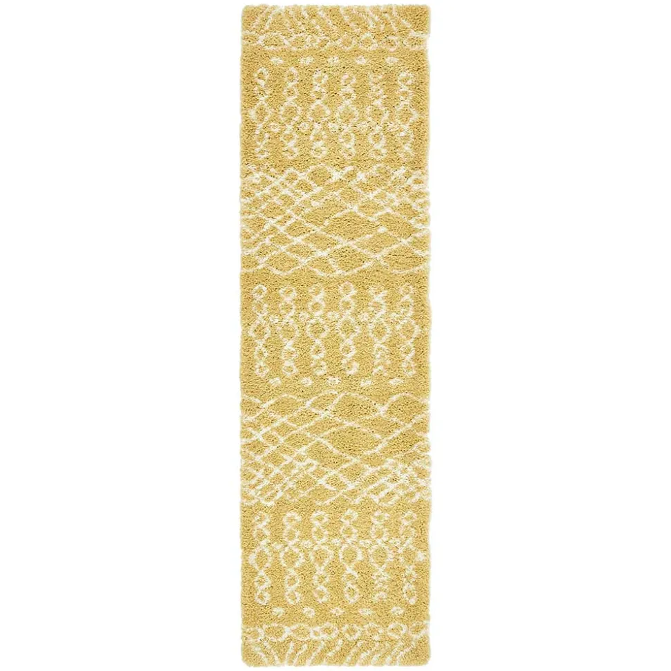 Läufer Teppich mit modern-abstraktem Muster - Coundyro