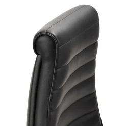 Luxus Bürostuhl aus Echtleder Schwarz - Dario