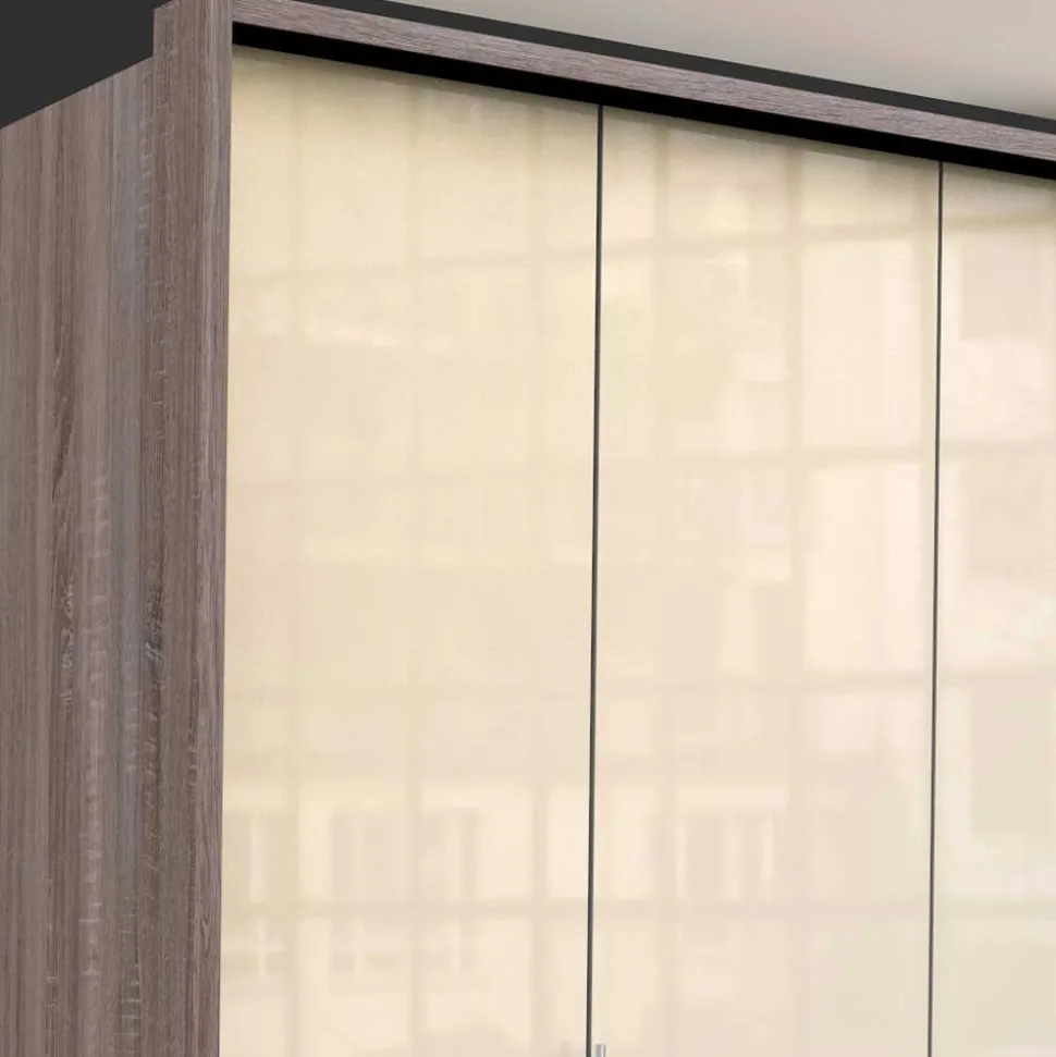 2m Kombi-Kleiderschrank mit 2 Gleittüren - Premuda