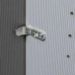 3m 4-türiger Kleiderschrank in Weiß Glasfront - Cara