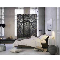 Mandala Raumteiler mit 3 Flügeln - Pudonra