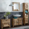 Mango Holz Badezimmermöbel im Set - Suennas (vierteilig)