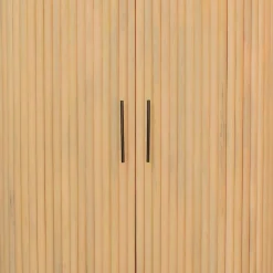 Mangoholz Schrank in Lamellenoptik - Dorian