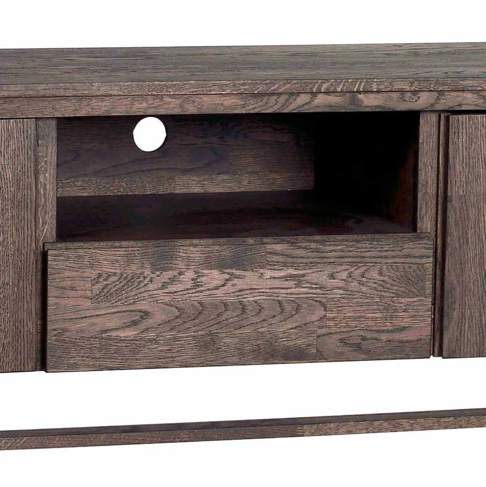 Markantes Retro TV Board aus Eiche dunkel - Vedraza