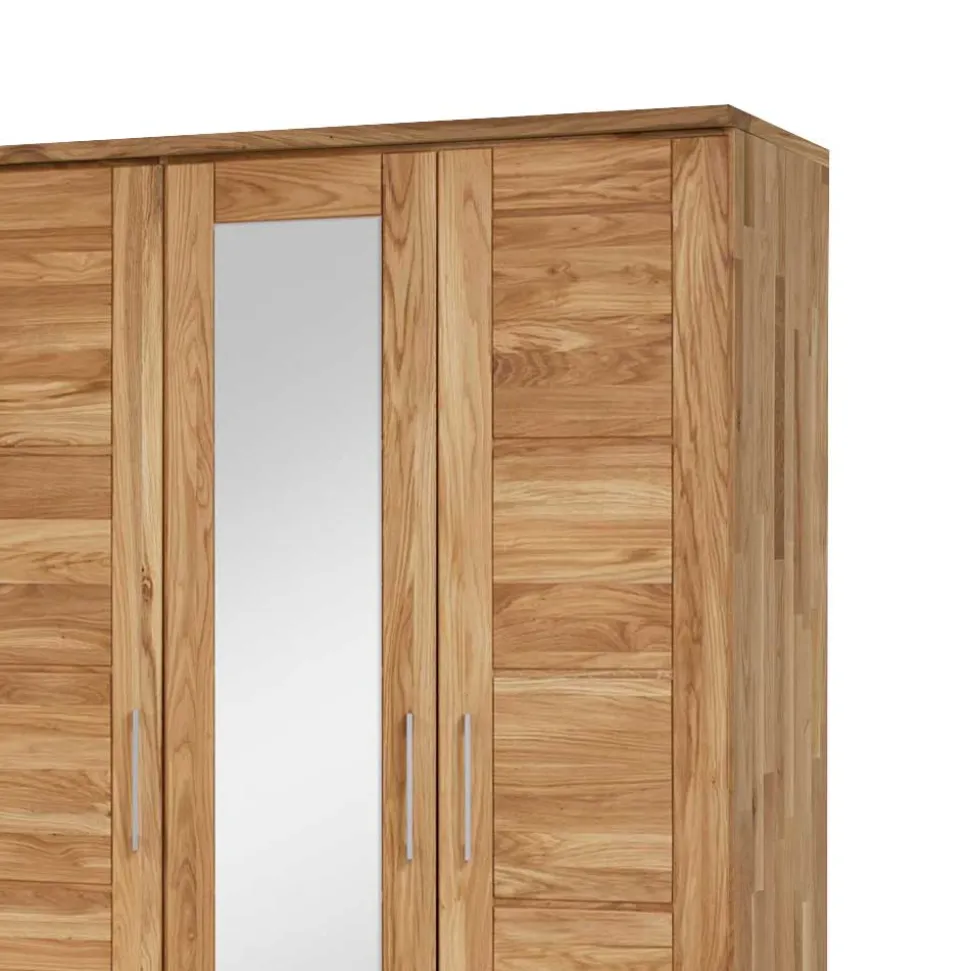 Massiv Holzschrank Cranos aus Wildeiche