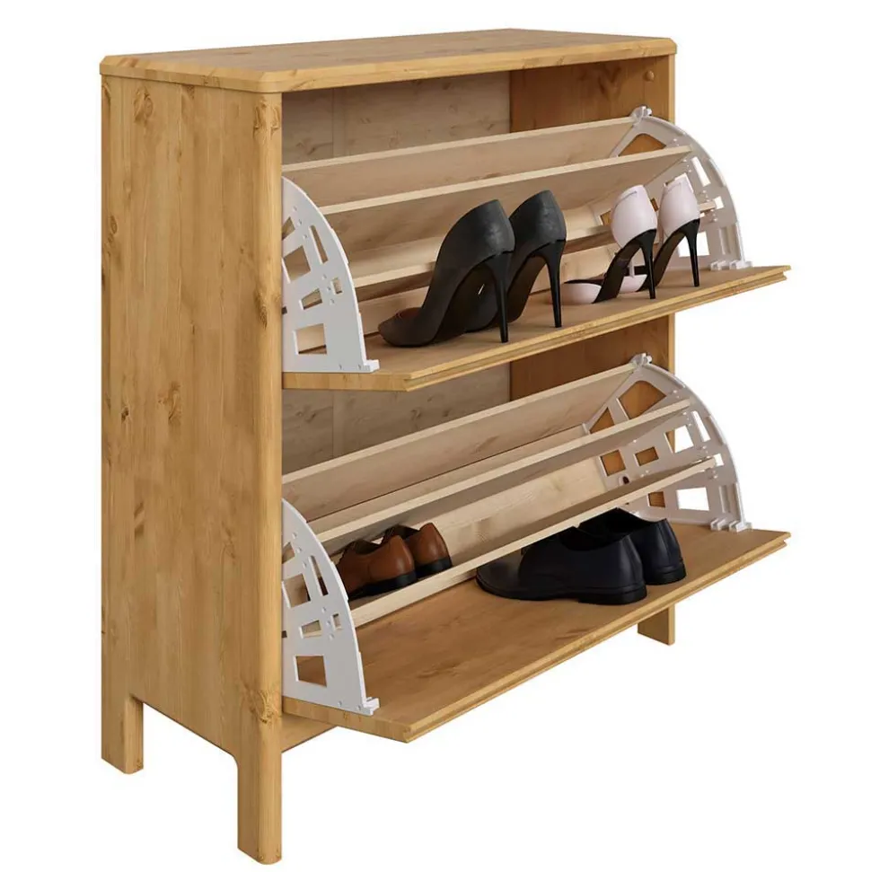 Massive Flurmöbel aus Kiefer geölt - Etvina (vierteilig)