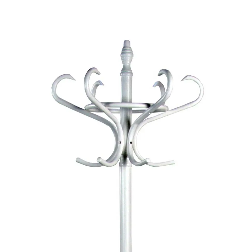 Massive Holz Standgarderobe in Weiß - Tamyra