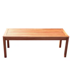 Massive Holzbank Vivian für Garten