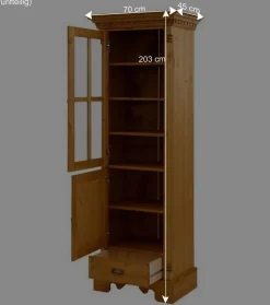 Massive Landhaus Schränke als Set - Fausanda (fünfteilig)