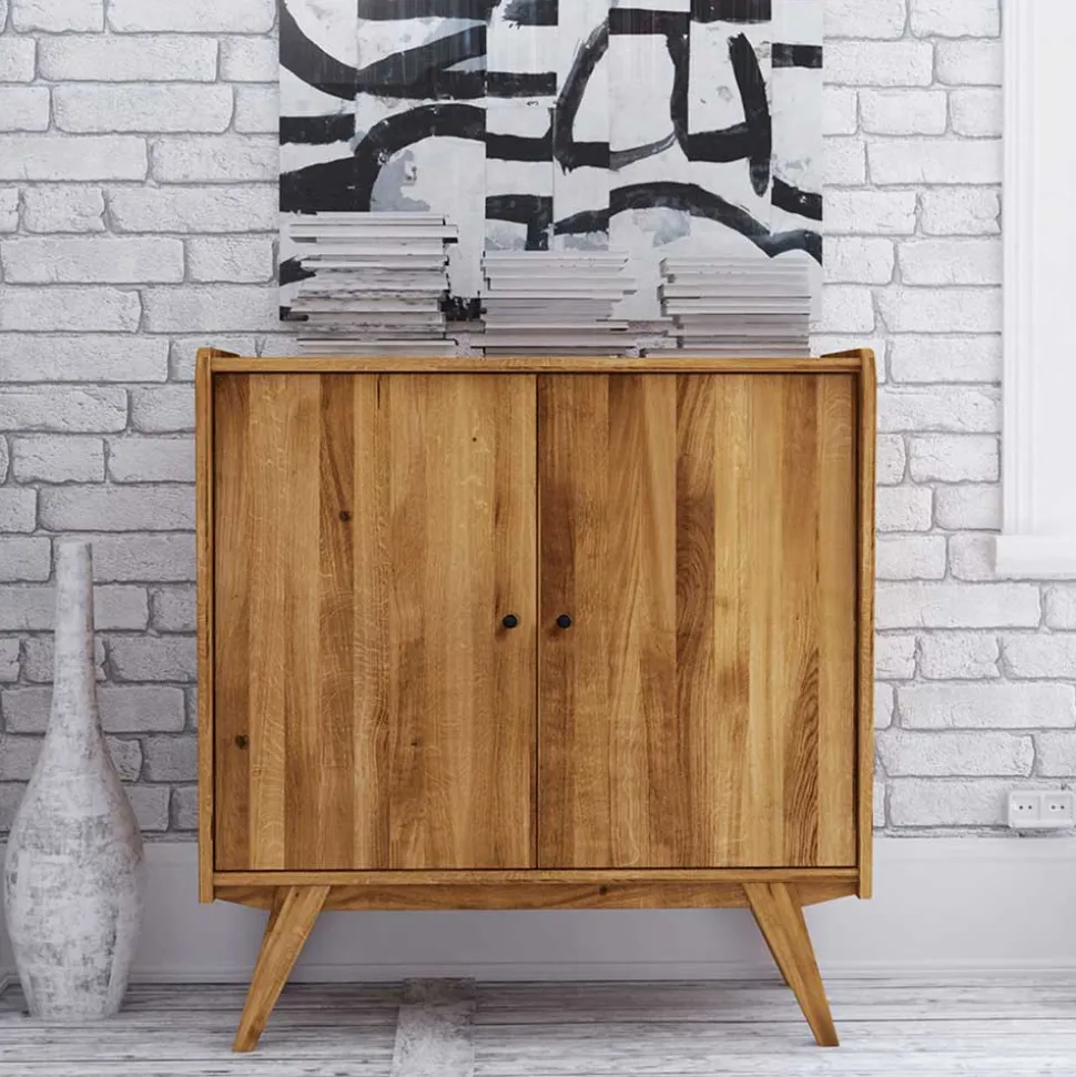 Massive Türen-Kommode im Mid Century Stil - Hardus