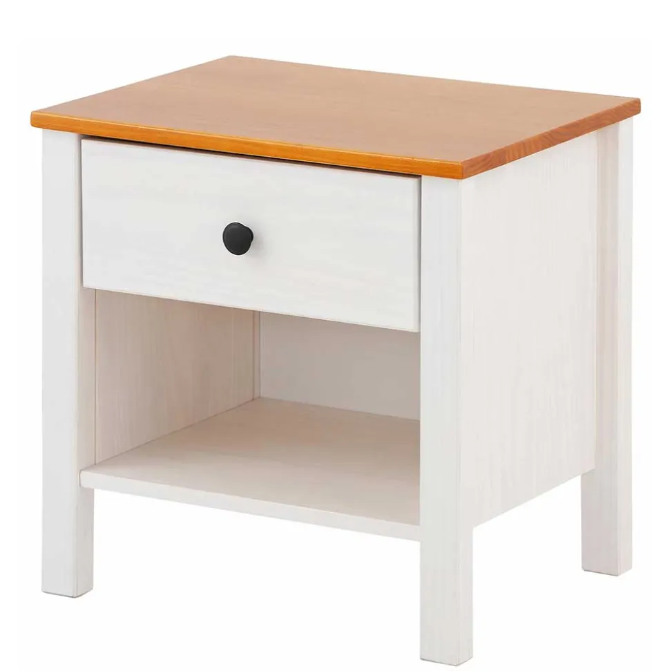 Massiver Nachttisch mit Fach & Schublade - Ucledia