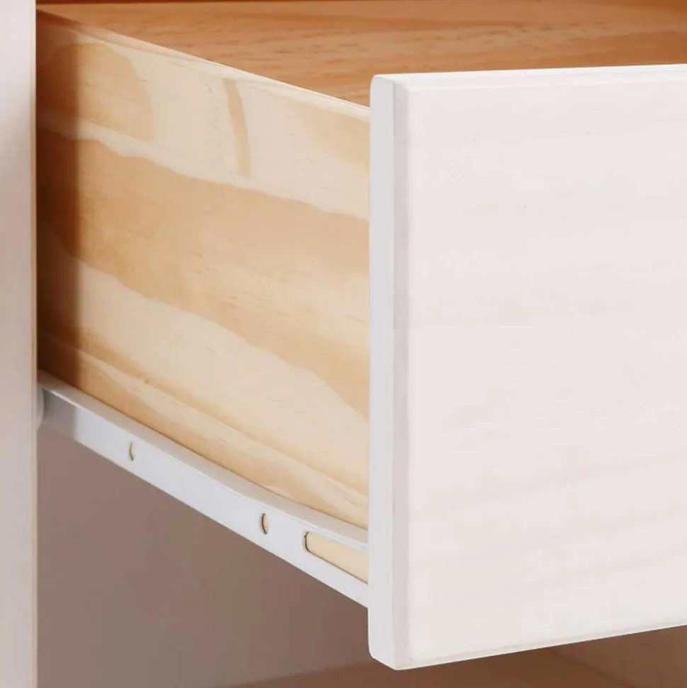 Massiver Nachttisch mit Fach & Schublade - Ucledia