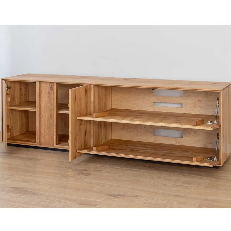 Massiver TV Unterschrank mit LED Licht - Cocondar