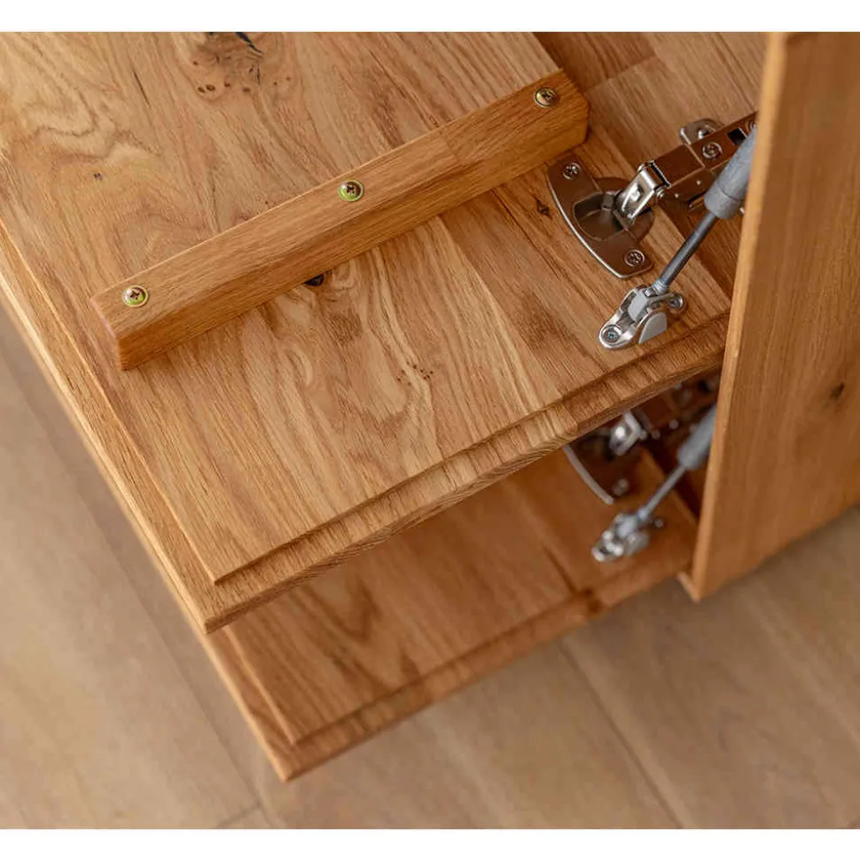 Massiver TV Unterschrank mit LED Licht - Cocondar