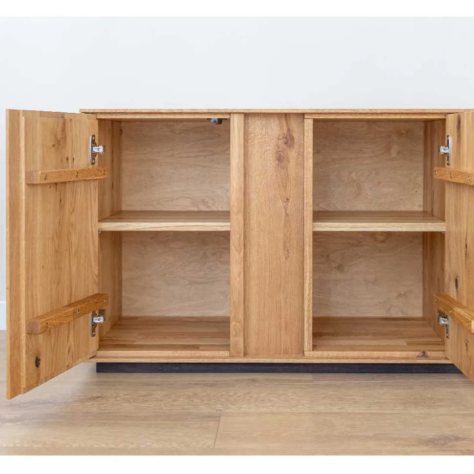 Massiver TV Unterschrank mit LED Licht - Cocondar