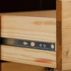 Massives Dielenmöbel Set im Landhausstil - Edranov (vierteilig)