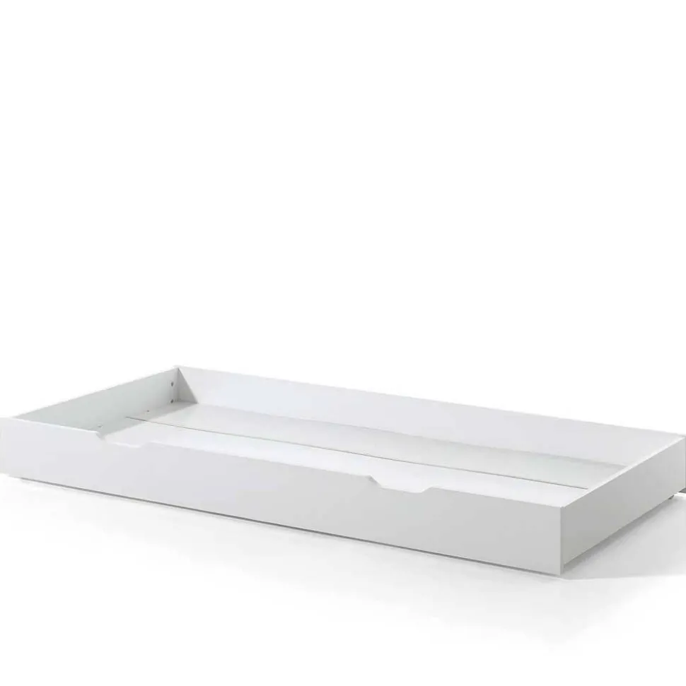 Massives Hausbett für Kinder in Weiß - Orutava