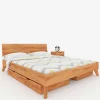Massives Holz Doppelbett mit Stauraum - Junola