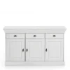 Massives Kiefer Sideboard Satumare in Weiß