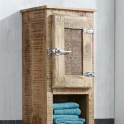 Massivholz Badmöbel aus Mango - Suennas (fünfteilig)