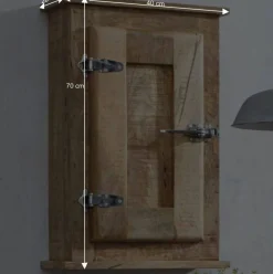 Massivholz Badmöbel aus Mango - Suennas (fünfteilig)