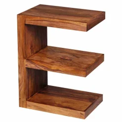 Massivholz Beistelltisch Hoslo im E-Design