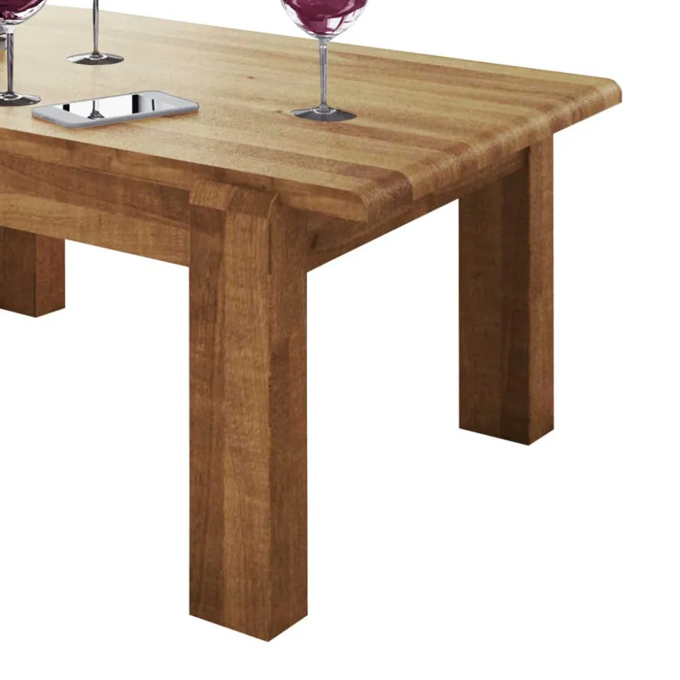 Massivholz Couchtisch Vaskov aus Wildeiche geölt