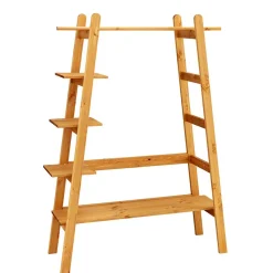 Massivholz Garderobe stehend mit Ablagen - Bienno