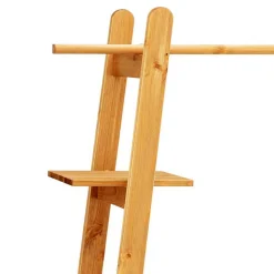 Massivholz Garderobe stehend mit Ablagen - Bienno