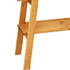 Massivholz Garderobe stehend mit Ablagen - Bienno