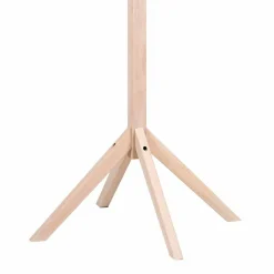 Massivholz Garderobenständer in White Wash - Vaxos