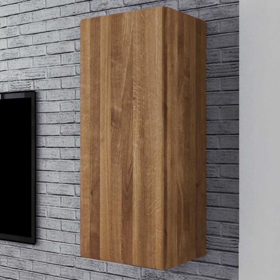 Massivholz Hängeschrank Vaskov aus Wildeiche geölt