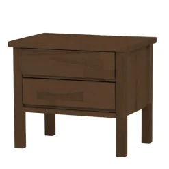 Massivholz Nachtkommode aus Buche Andreassy in Walnuss geölt