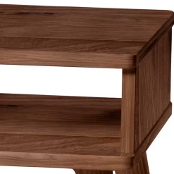 Massivholz Nachtkonsole aus Nussbaum - Bordona