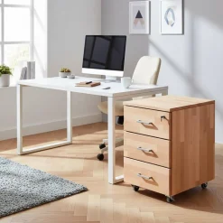 Massivholz Rollcontainer aus Buche - Bash