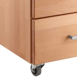 Massivholz Rollcontainer aus Buche - Bash