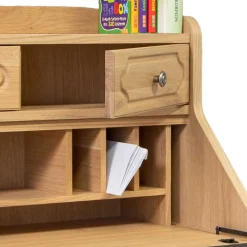 Massivholz Sekretär aus Eiche geölt - Catuella