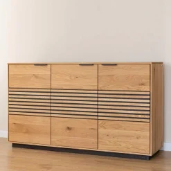 Massivholz Sideboard aus Eiche - Eribella