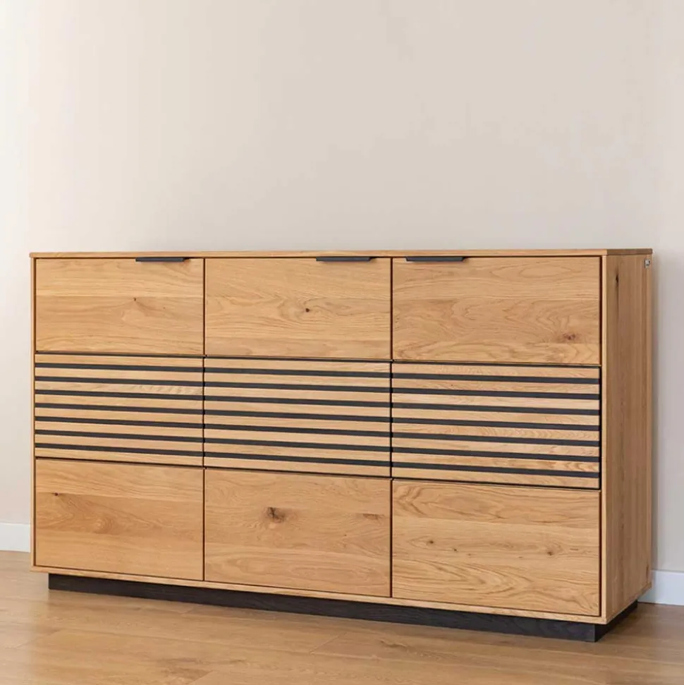 Massivholz Sideboard aus Eiche - Eribella