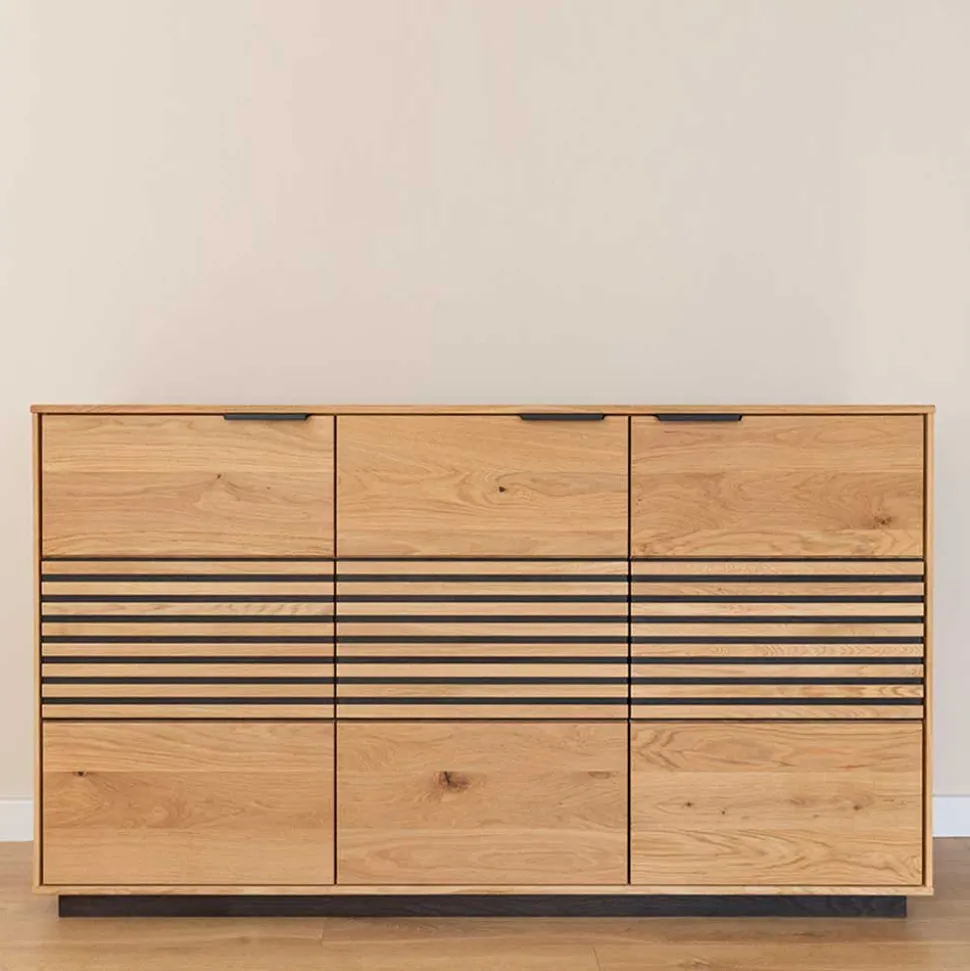 Massivholz Sideboard aus Eiche - Eribella