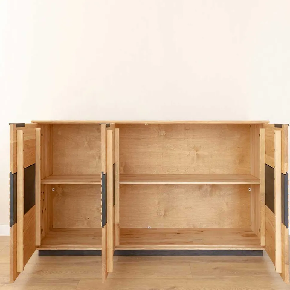 Massivholz Sideboard aus Eiche - Eribella