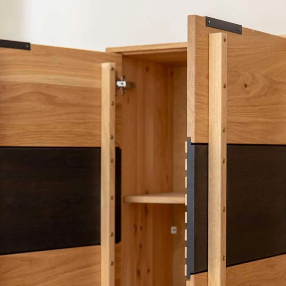 Massivholz Sideboard aus Eiche - Eribella