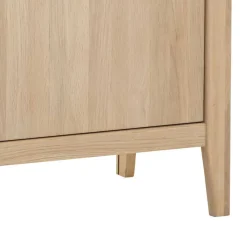 Massivholz Sideboard in Eiche Bianco - Vangus