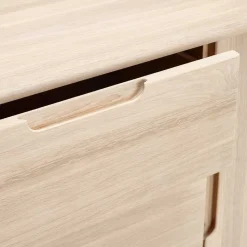 Massivholz Sideboard in Eiche Bianco - Vangus