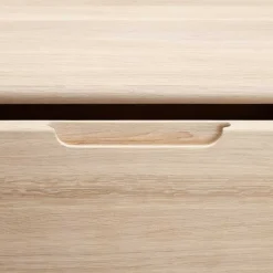 Massivholz Sideboard in Eiche Bianco - Vangus